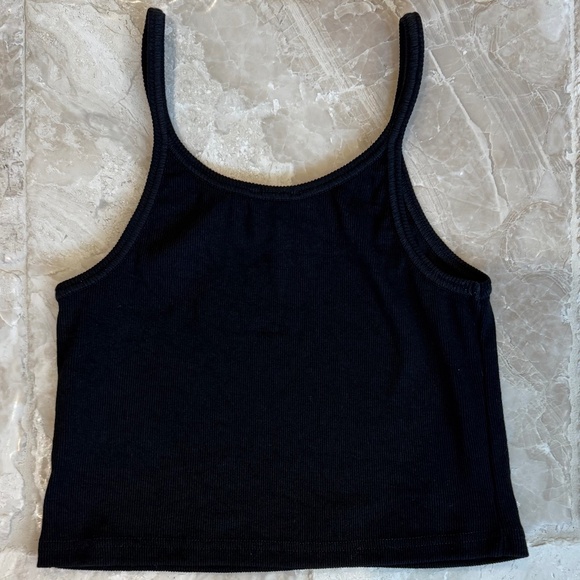 SNDYS X Revolve Black Cropped Tank (Size S) - Picture 5 of 6